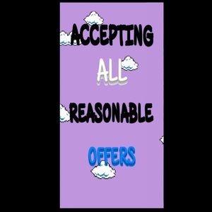 reasonable offers accepted :)